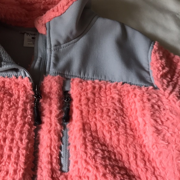 Pink Magellan zip up fuzzy jacket - Picture 2 of 4